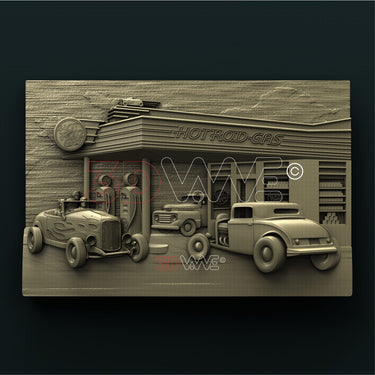 HOT ROD 3D STL 3DWave